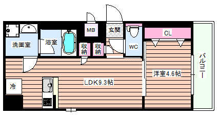 【間取り】 | スプランディッド新大阪Ⅷ