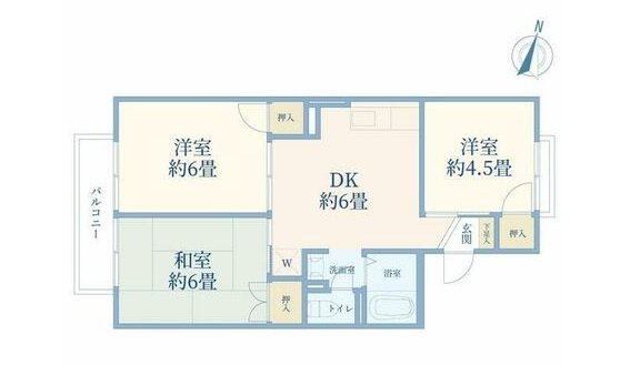 【間取り】 | レジデンス蘭