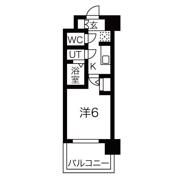 エグゼ江坂の間取り
