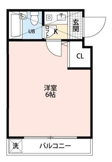 ローズアパートＱ６５番館の間取り