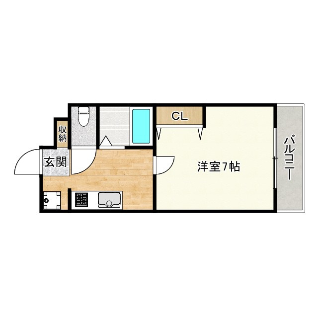 ジュネス伊伝居Ⅱの間取り