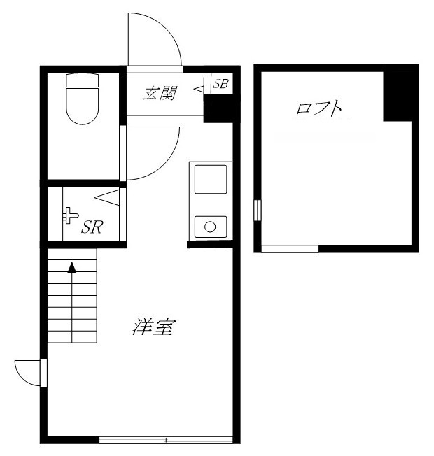 ハーモニーテラス原町Ⅳの間取り|間取りです。