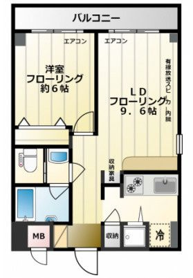 萩原ビルの間取り