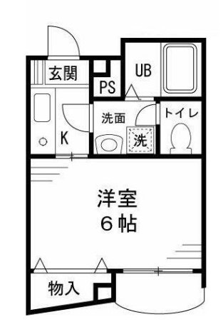 スタジオロワール中野の間取り