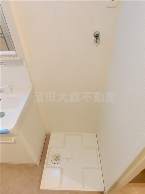 LOTUS梅屋敷（ロータスウメヤシキの設備|洗面脱衣所　洗濯機置き場