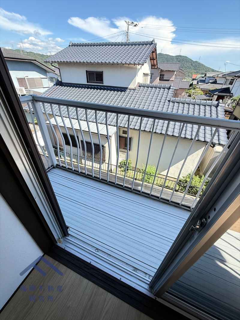 筑紫野市大字原　戸建てのバルコニー