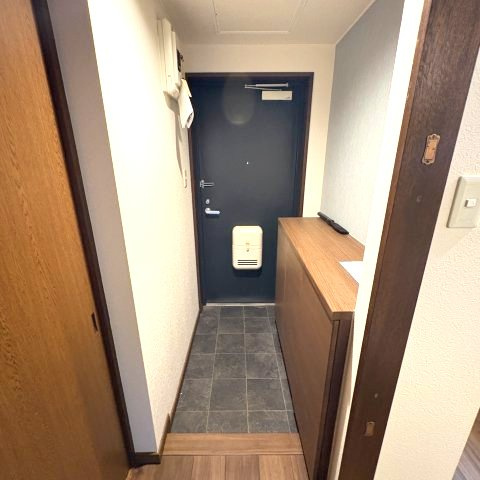 プラザユーホームの玄関