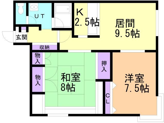 プラザユーホームの間取り