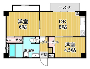 フォレストコート伊丹の間取り