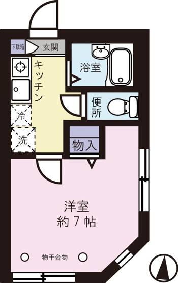 【間取り】 | サクラハイツ 