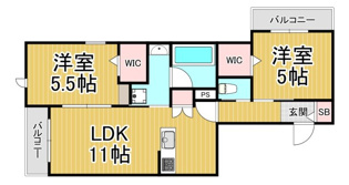 フォレスト西宮北口の間取り