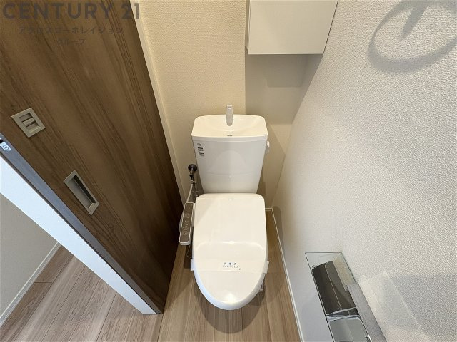 温水洗浄便座になってます！