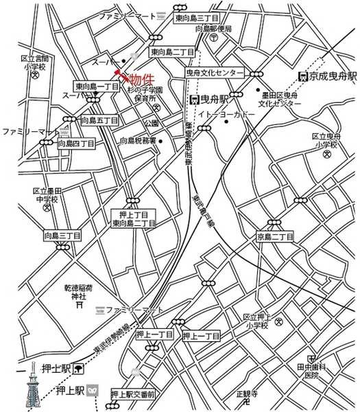 SKY RESIDENCE 1の地図