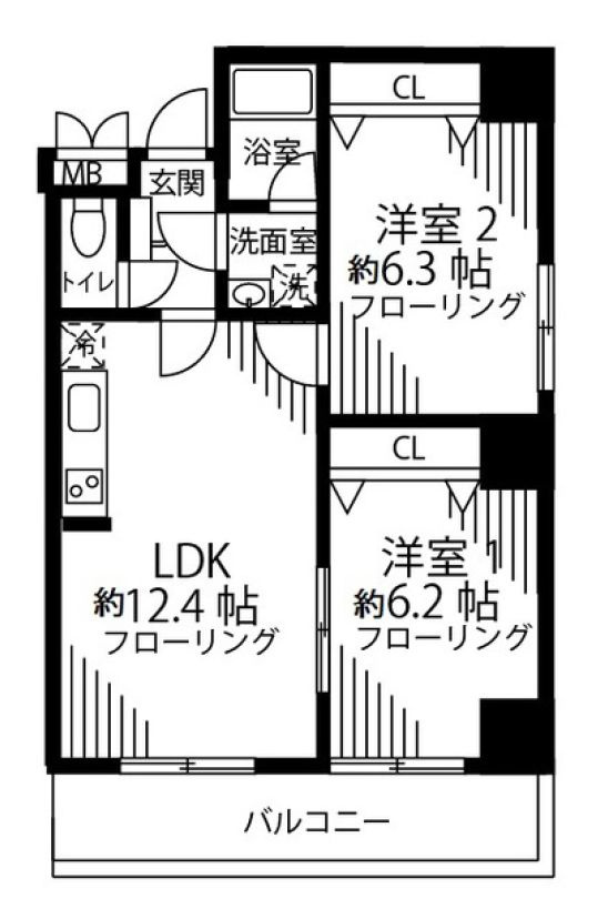 SKY RESIDENCE 1の間取り