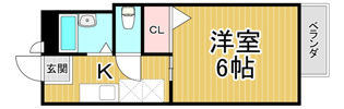アライブ大箇の間取り