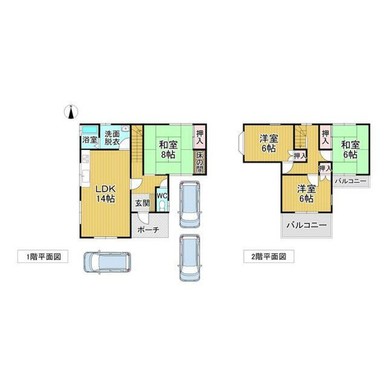 【間取り】 | 橋本市岸上貸戸建