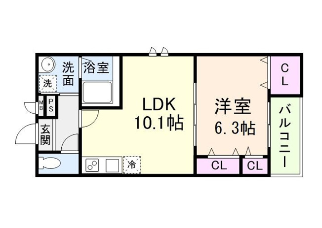 【間取り】 | ラヴェリテ鳳