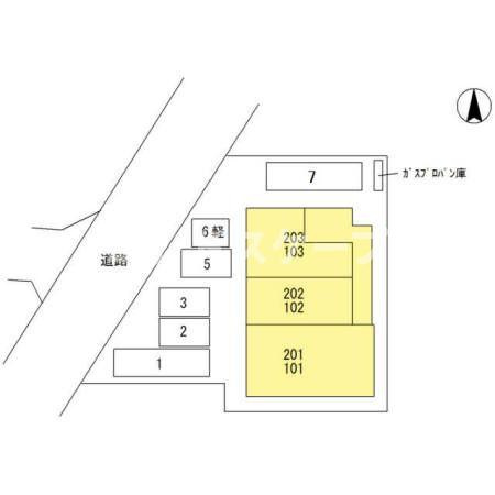 グランメゾン朝倉の区画図|高崎、前橋のお部屋探しはエンドスケープまで！お客様の理想お聞かせ下さい♪