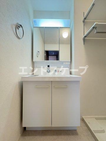 グランメゾン朝倉の洗面所|高崎、前橋のお部屋探しはエンドスケープまで！お客様の理想お聞かせ下さい♪