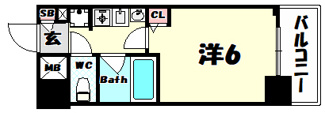 【間取り】 | エステムコート神戸・県庁前