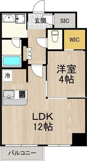 LEGALAND+難波南の間取り