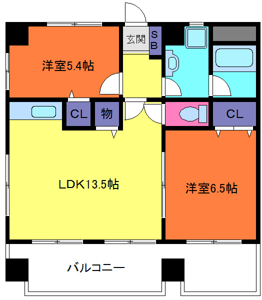 ケイズ本山の間取り