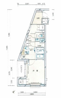【間取り】 | ルーブル中村橋参番館 | 間取りです。