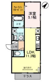 シェソワフルールの間取り