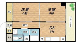 【間取り】 | 上三青山ハイツ