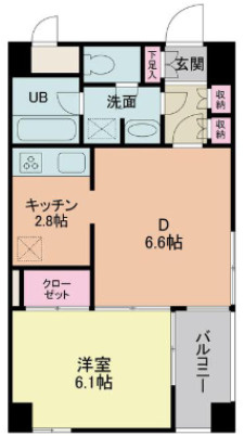 コートプラザ調布の間取り