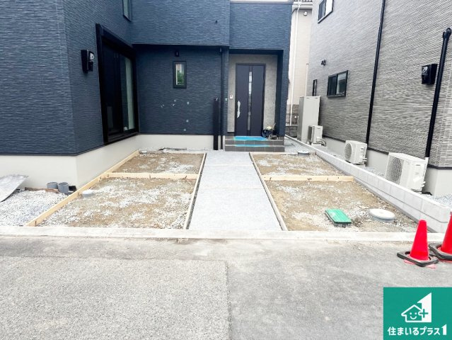 加古川市平岡町二俣　新築一戸建ての駐車場|駐車スペース！散水栓があるので、こまめに愛車を洗えます！