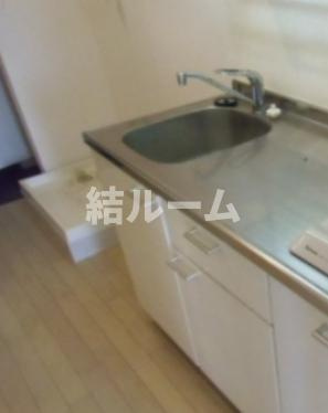 板橋区赤塚６丁目のアパートのキッチン