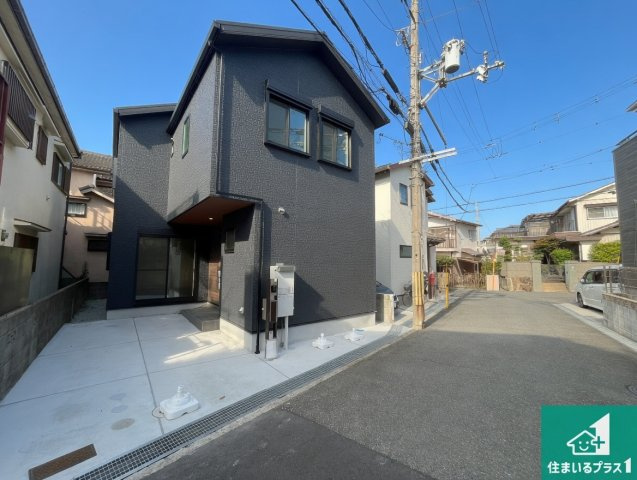 明石市魚住町清水　新築一戸建ての前面道路含む現地写真|車通りの少ない前面道路！お子様がいらっしゃるご家族でも安心！