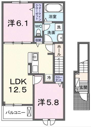 ネオブライツ1の間取り