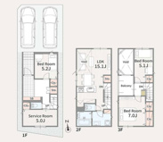 【名古屋市守山区鳥羽見2丁目8−8新築戸建】仲介手数料無料！鳥羽見小学校・守山西中学校の画像
