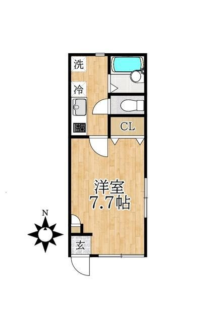 パインヒル市川の間取り