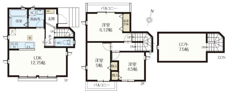 小山1丁目　全2棟　B号棟