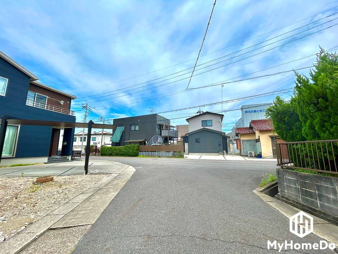 守山区下志段味1丁目の前面道路含む現地写真
