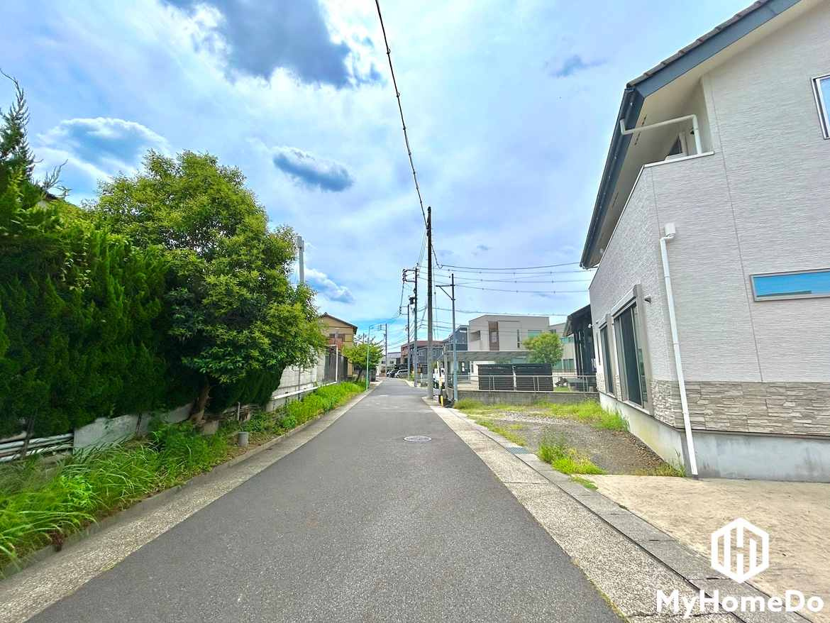 守山区下志段味1丁目の前面道路含む現地写真