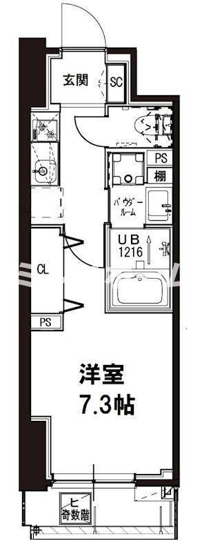 メゾンドアーク南大井の間取り