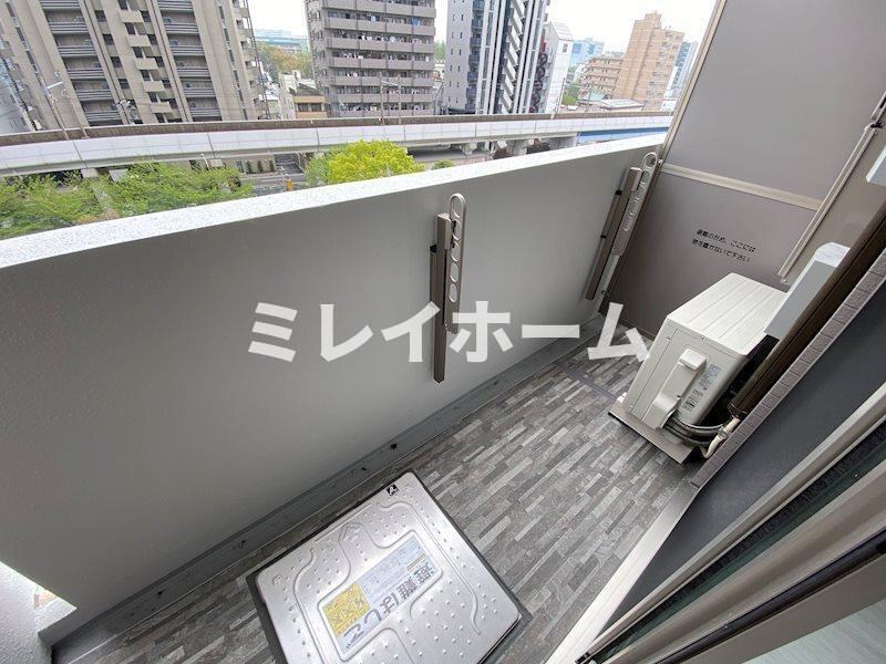 メゾンドアーク南大井のバルコニー