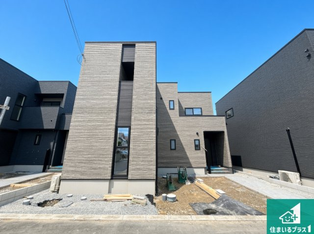加古川市平岡町二俣　新築一戸建ての外観|安心の10年保証！外観を美しく保ち、雨水で汚れを落とします！気になることがありましたら、お気軽にお問い合わせください！
