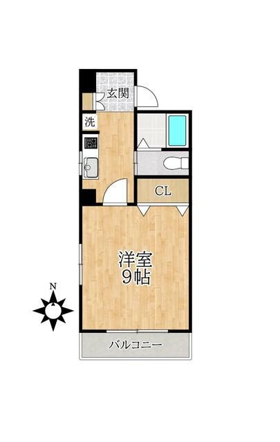 ライヴス森下スタジオの間取り