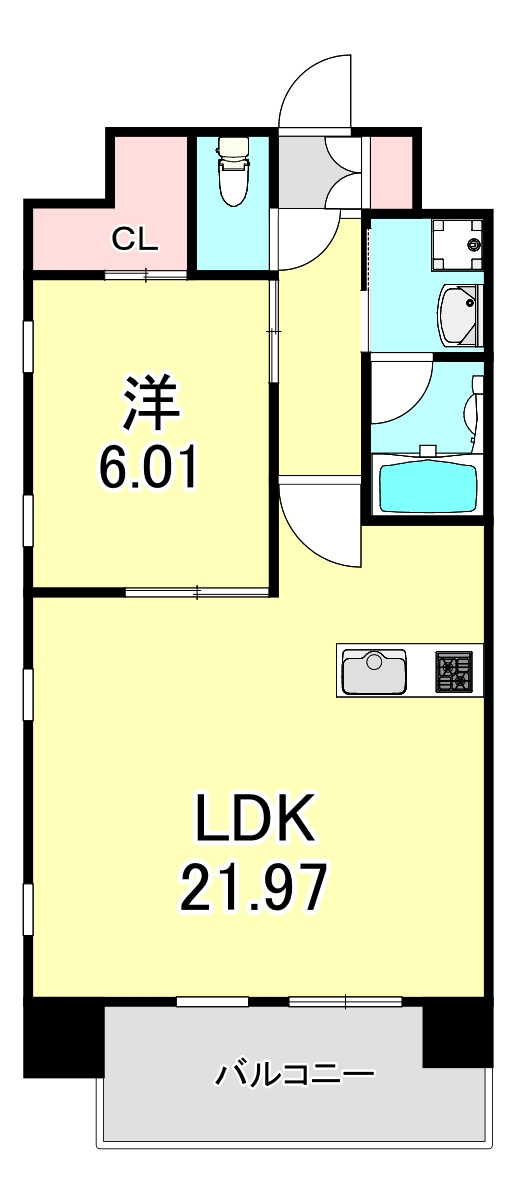 レオングラン本町橋の間取り