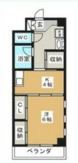 【間取り】 | Ｋ－１　ＨＩＬＬ | 間取りです。