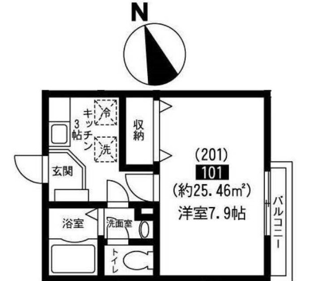 セレナ アケボノの間取り