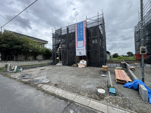 新築　児玉郡上里町勅使河原第18　クレイドルガーデン　1号棟の駐車場|現地写真　駐車スペースは並列3台分可能です！
