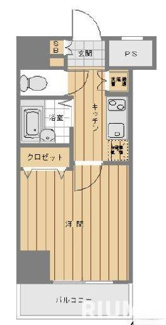 【間取り】 | スカイコート・ヴィーダ五反田WEST