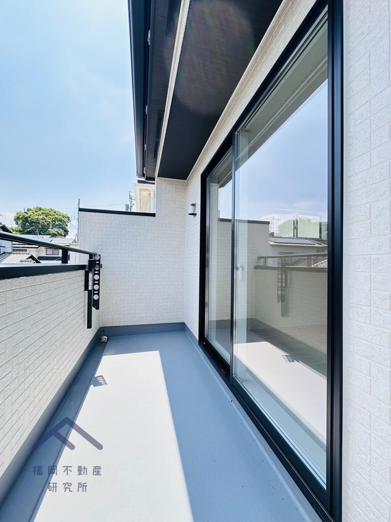 糟屋郡宇美町若草２丁目　戸建てのバルコニー