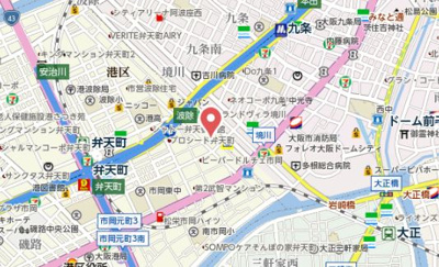 【地図】 | エステムコート難波WEST-SIDE Ⅶ グローブ